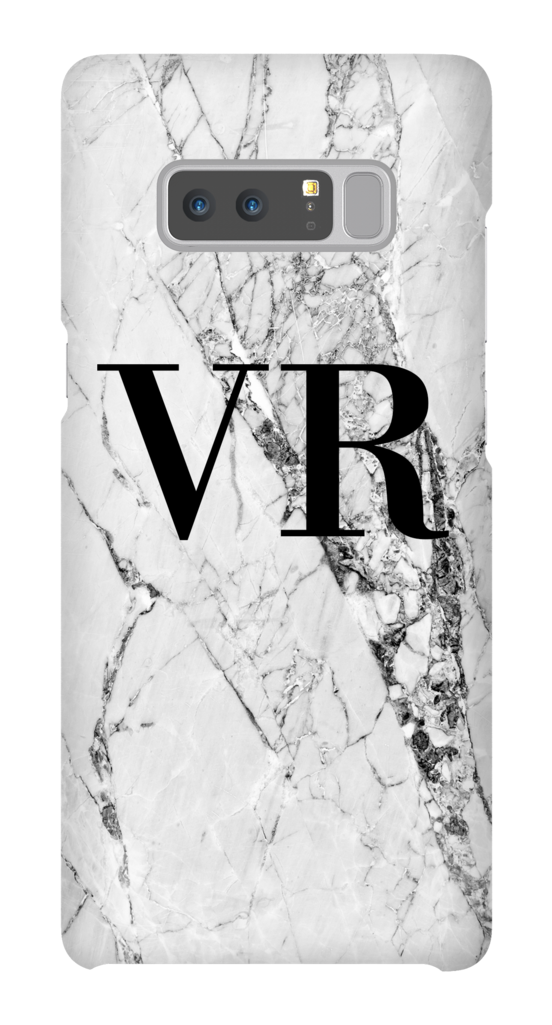 Personalised Cracked White Marble Initials Samsung - Iphone (1024x1024), Png Download