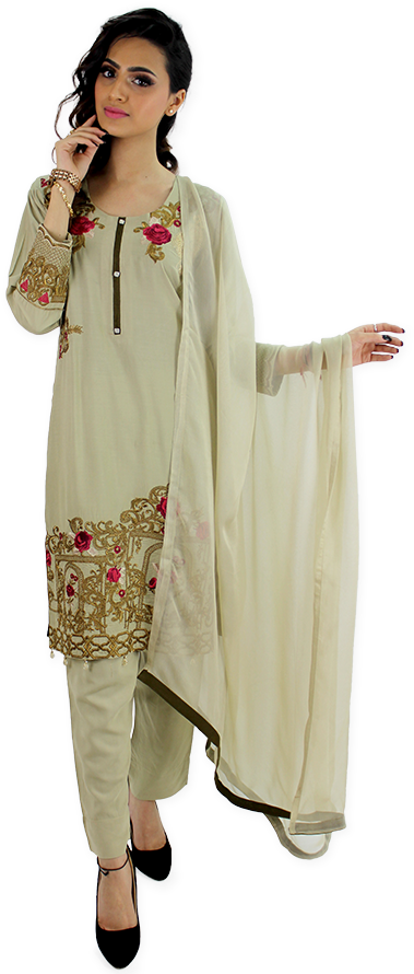 Shop Women - Silk (409x894), Png Download