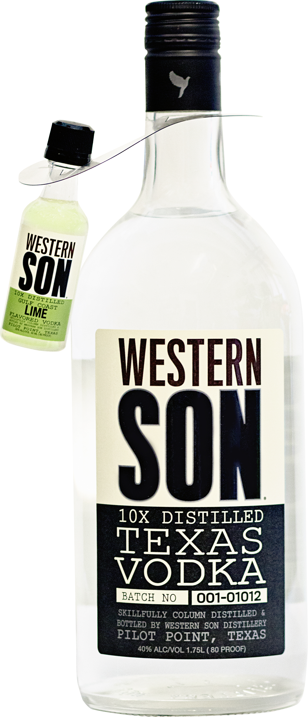 Western Son Original Vodka - Western Son Peach Vodka (1291x3000), Png Download
