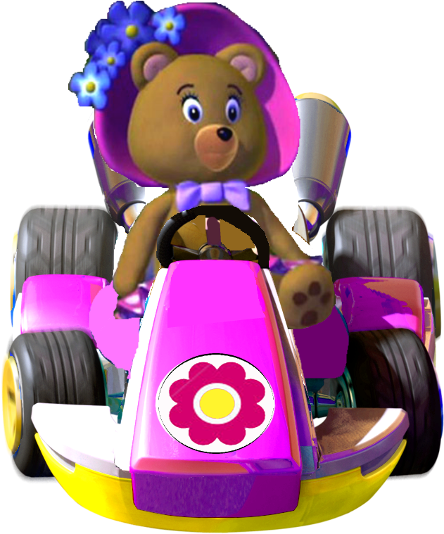 Tessie New Kart - Noddy And Tessie Bear (656x778), Png Download