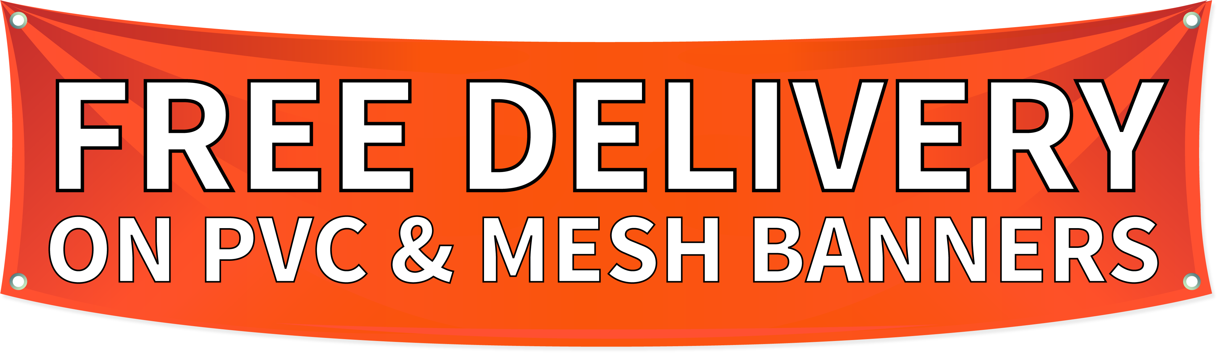 Free Delivery - Poster (3952x1148), Png Download