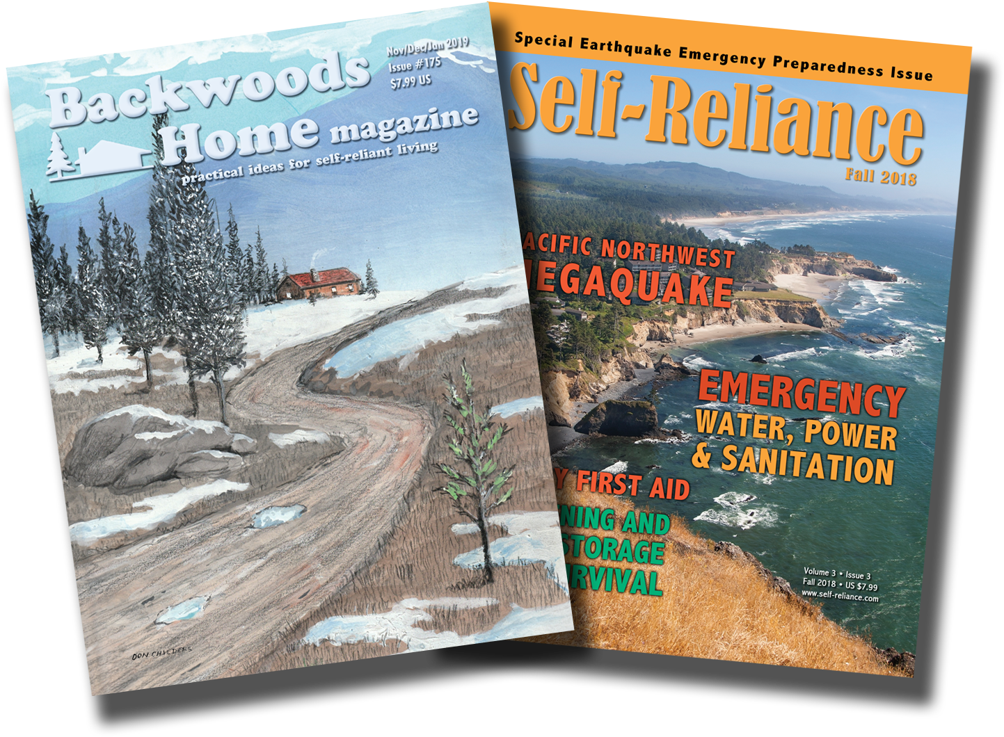 Backwoods Home Magazine - Cape Foulweather (1561x1276), Png Download