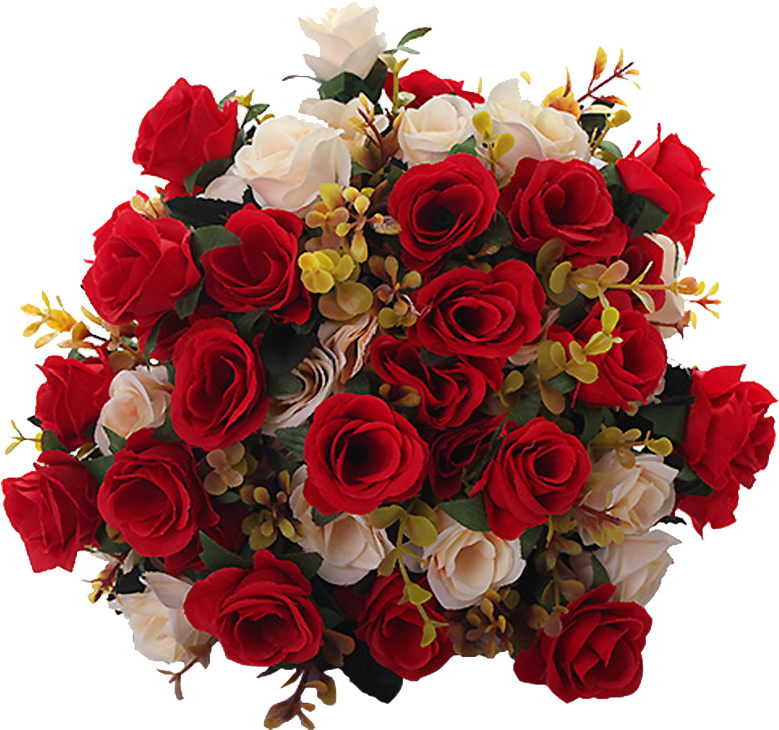 Valentine Bouquet Png Image - Transparent Background Bouquet Png (852x876), Png Download