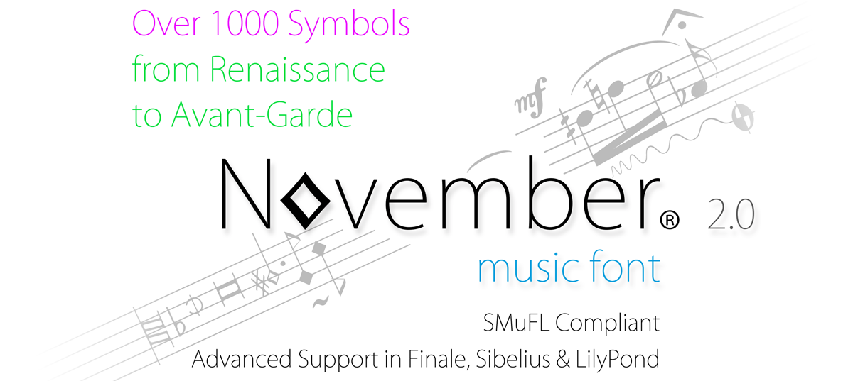 Main3 - Finale Music Font (1200x537), Png Download