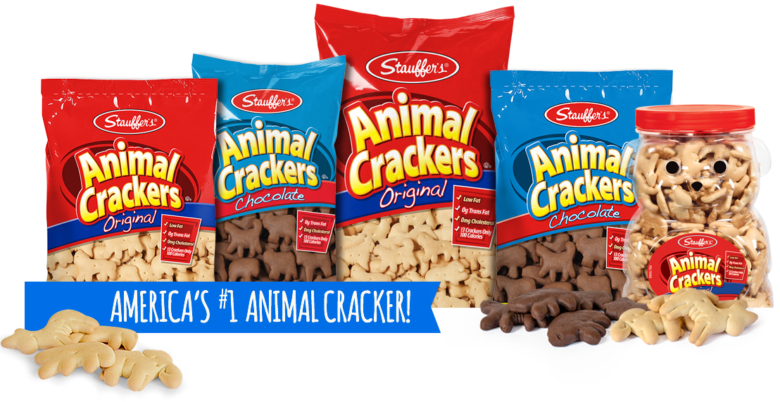 Stauffers Animal Crackers (1108x571), Png Download