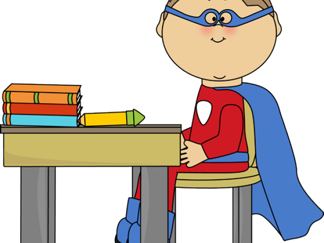 Student On Chromebook Clipart (640x480), Png Download