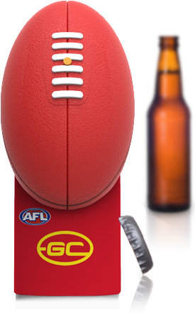 Gold Coast Suns - Bottle Opener (482x644), Png Download