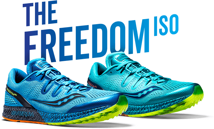 Shop Men's Shop Women's - Saucony Freedom Iso 2018 (746x445), Png Download