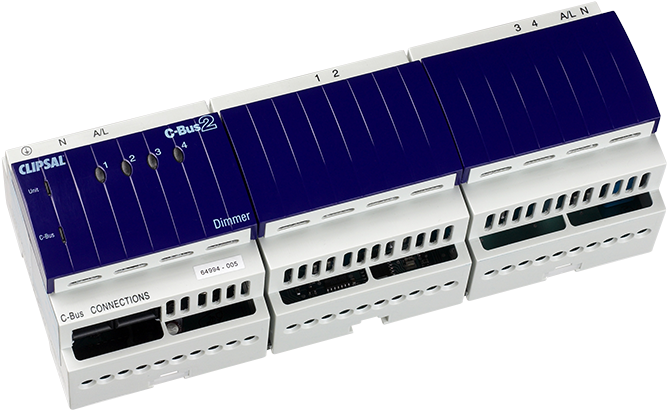 C-bus Din Rail Mounted 250v Ac Leading Edge Dimmers - Clipsal C Bus 2 (800x600), Png Download