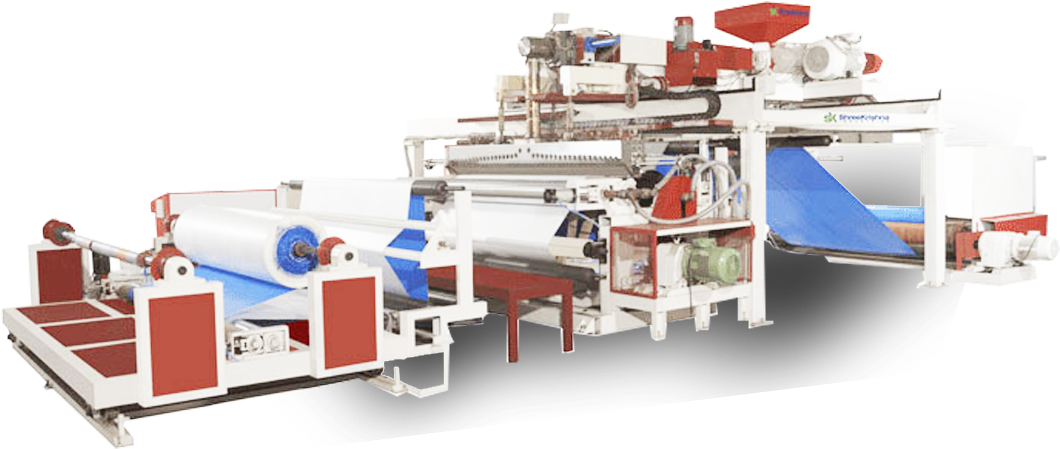 Paper Lamination Plant & Machinery - Machine (1065x468), Png Download