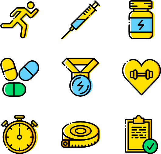 Fitness - Water Pipes Flat Icon (600x564), Png Download