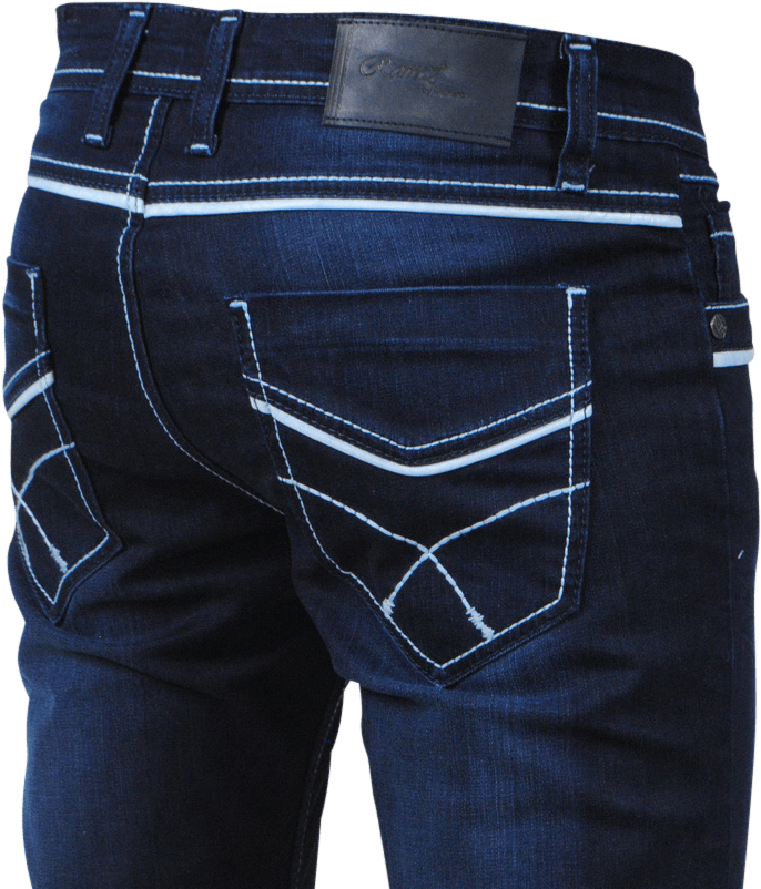 Men's Jeans With Thick Stitching - Pocket (825x825), Png Download