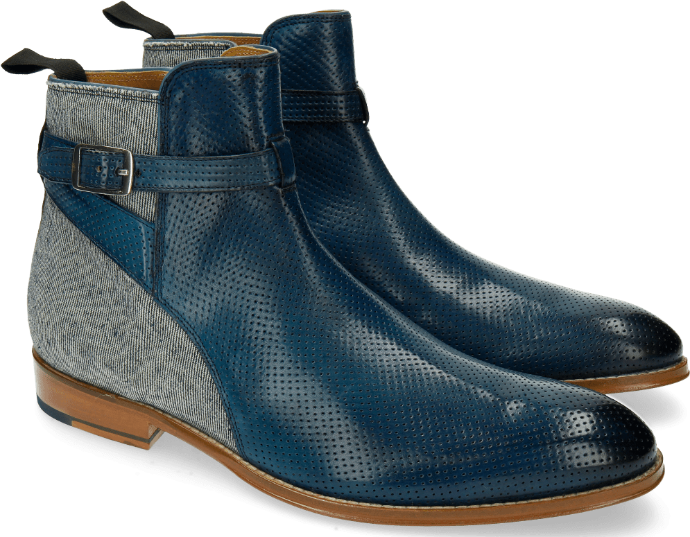 Ankle Boots Kane 1 Mid Blue Jeans Denim - Outdoor Shoe (1024x1024), Png Download