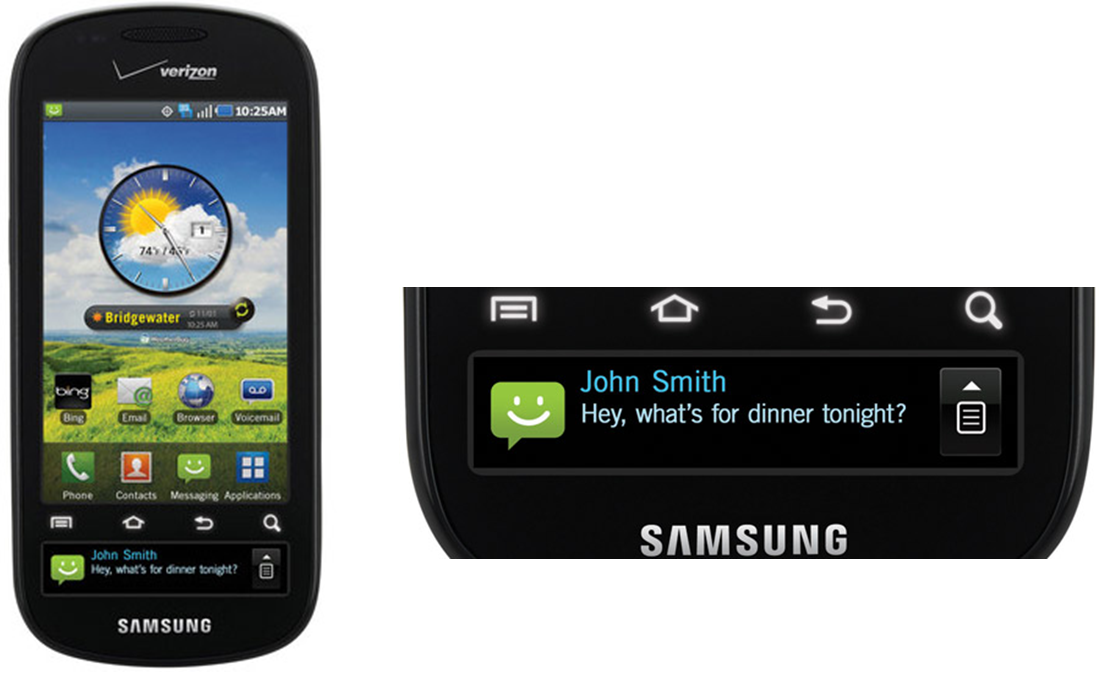 Seeing Android On A Various Number Of Devices Handsets, - Samsung Continuum (1102x674), Png Download