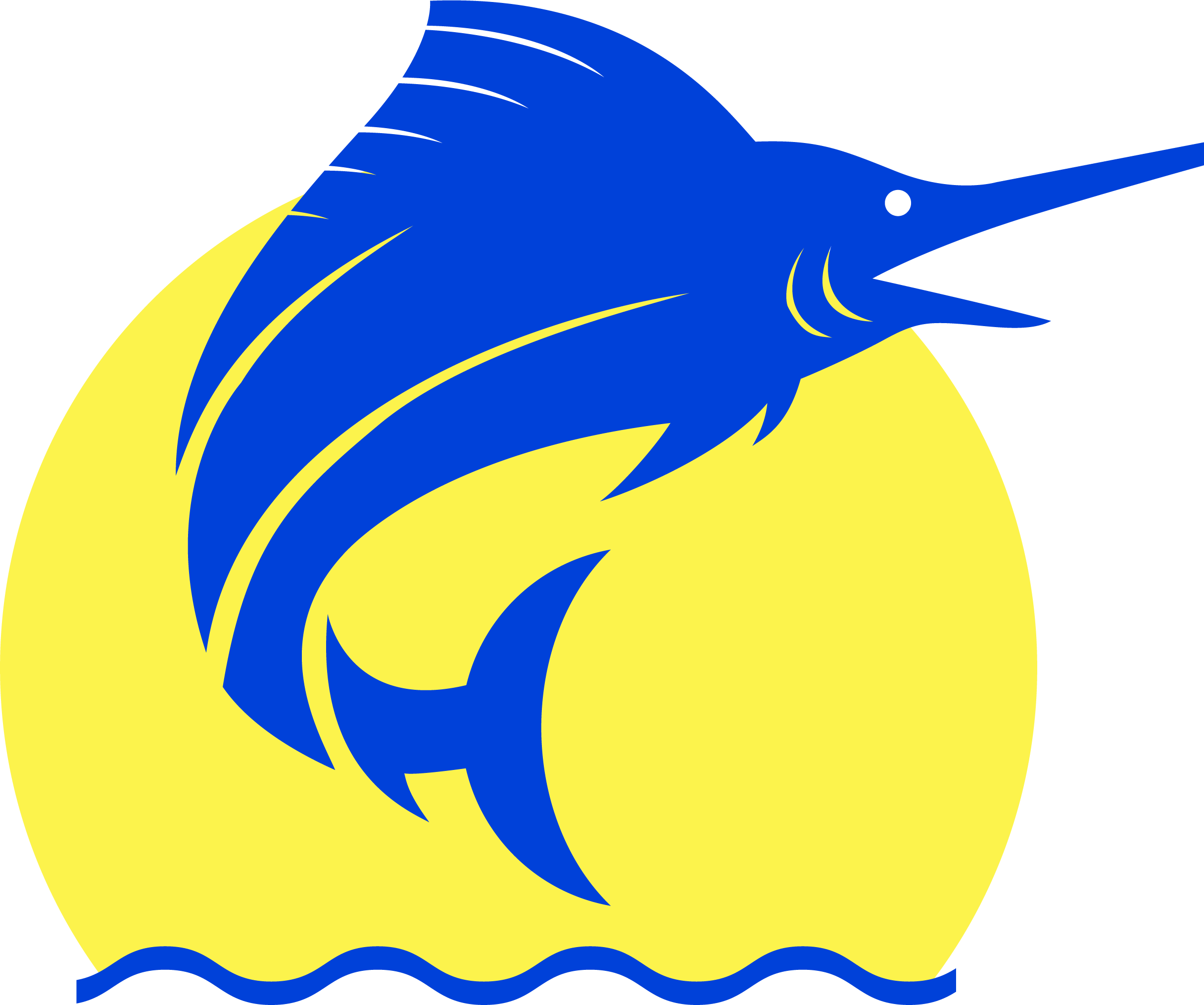 Venture Construction Group Of Florida Sponsors Stuart/martin - Marlin Clip Art (2433x2031), Png Download