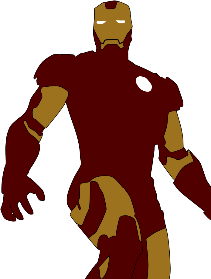 Iron Man Clipart Ironman Symbol - Iron Man (731x1000), Png Download