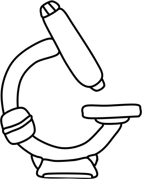 Microscope, Png Microscope, Black And White - Mis Canciones (816x1056), Png Download