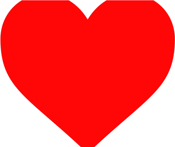 Heart Shaped Clipart Colored Shape - Love Heart (640x480), Png Download