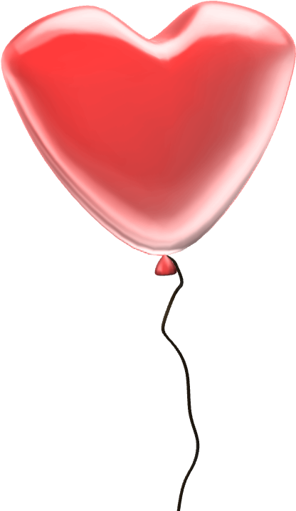 Heart Baloon - Balloon (1024x768), Png Download