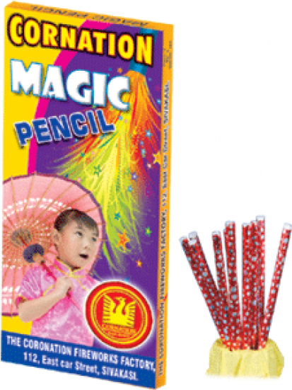 7 Inch Pencil - Diwali Pencils (600x550), Png Download