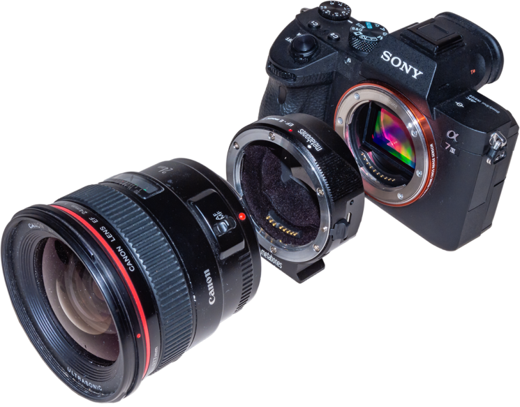 Download Hd With Metabones Canon Adapter The Metabones Canon Ef Sony A7iii With Metabones Transparent Png Image Nicepng Com