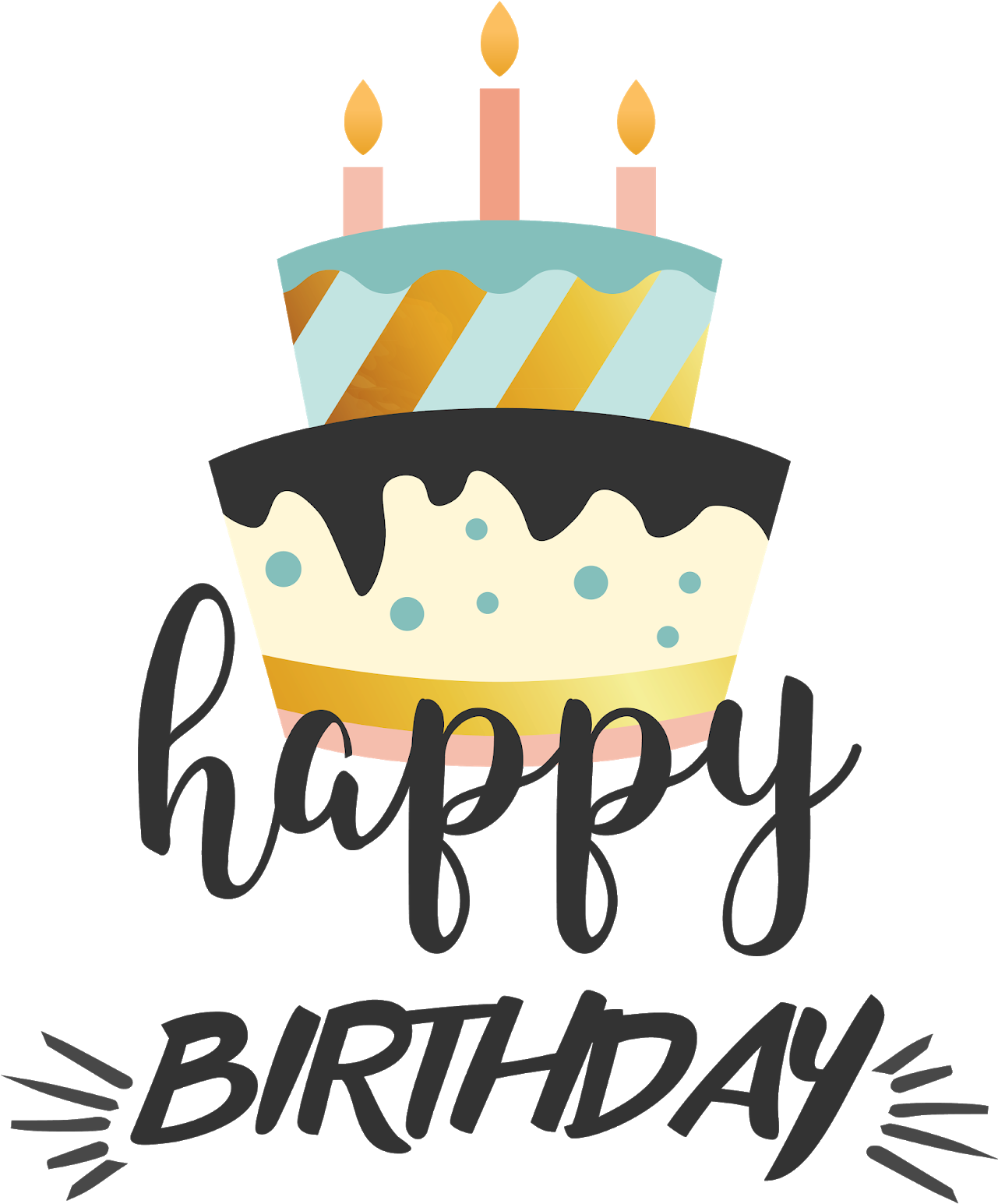 Hdr Birthday Png Files - Birthday Cake (1600x1600), Png Download