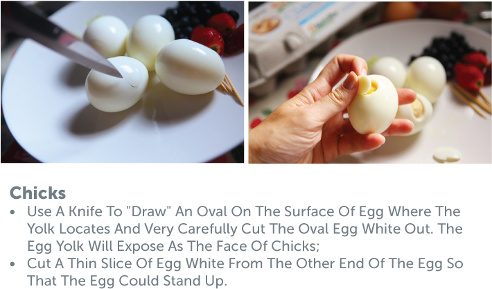 The Chicks Gathering Method-02 - Boiled Egg (709x465), Png Download