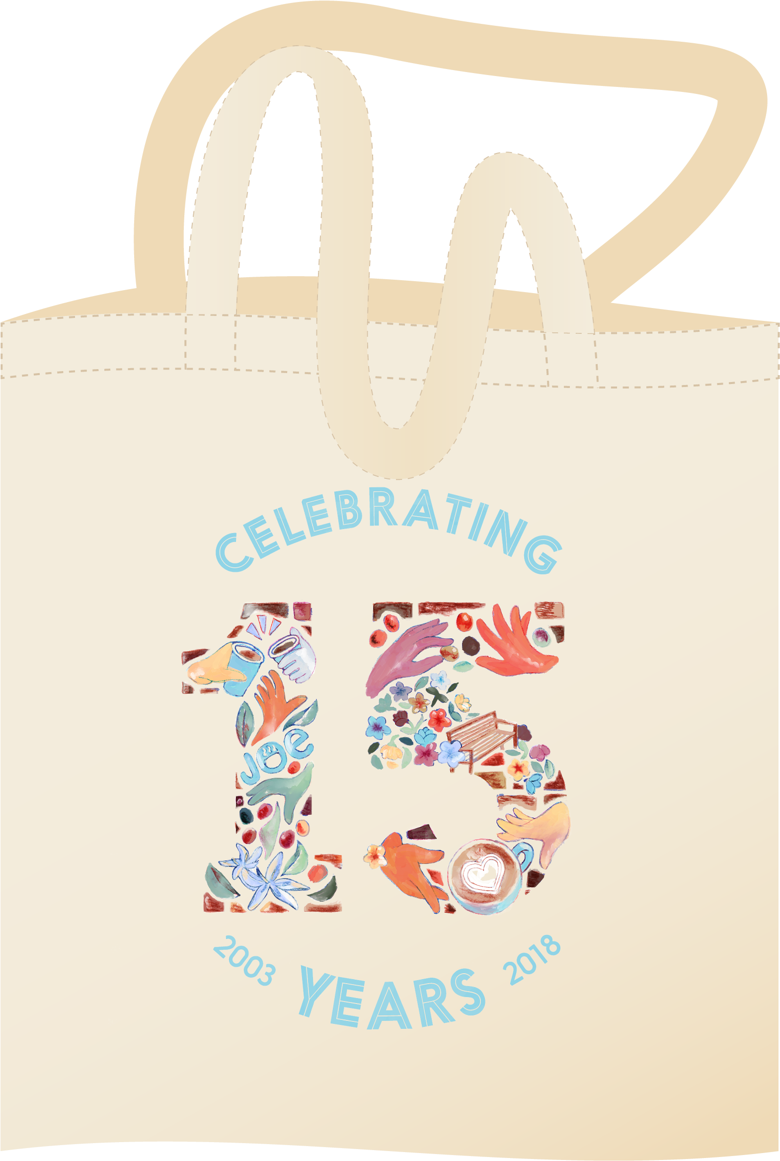 15th Anniversary Tote Bag - Tote Bag (2880x2880), Png Download