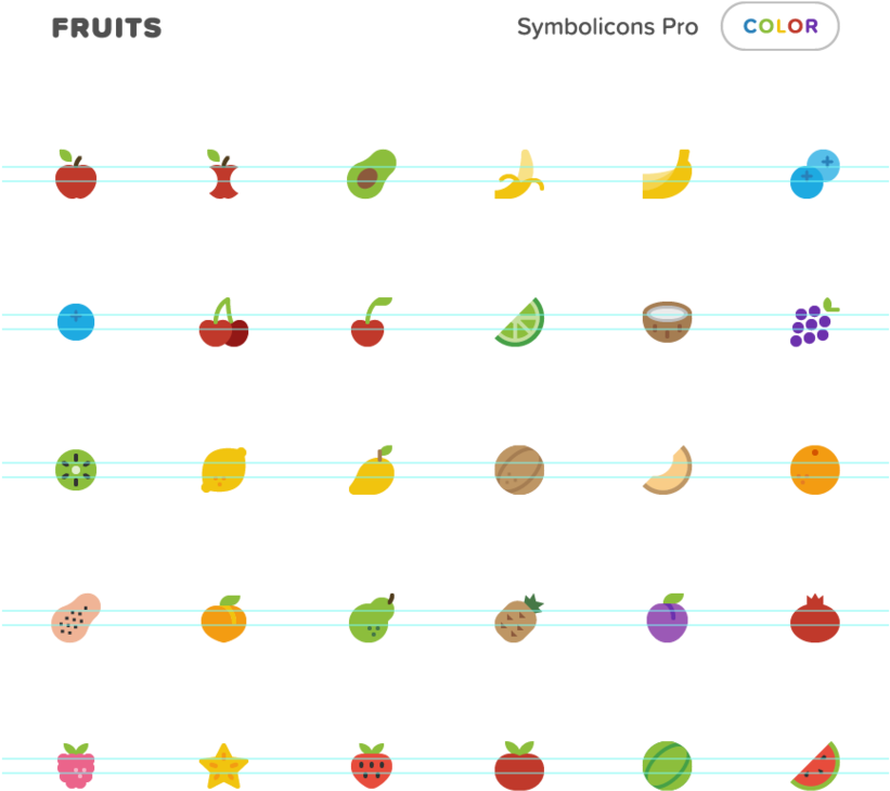 Fruits - Circle (1000x1000), Png Download