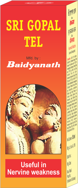 Sri Gopal Taila 50 Ml - Baidyanath Products (600x600), Png Download