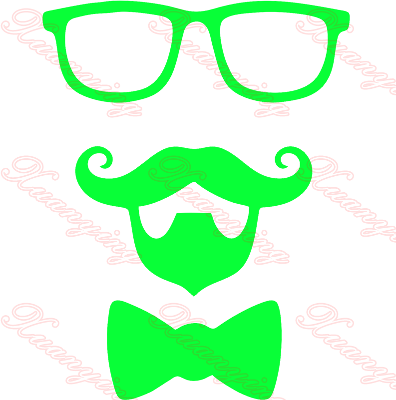 Moustache Clipart Boys Hair Style - Barber Shop Wall Decors (800x800), Png Download