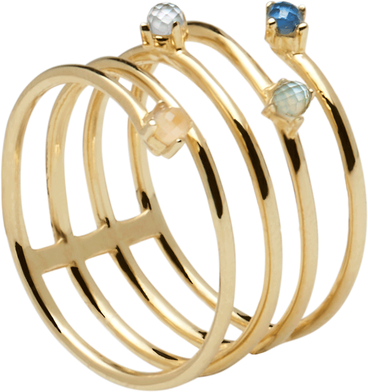 Ultramarine Gold Ring Ultramarine - Body Jewelry (1000x1000), Png Download