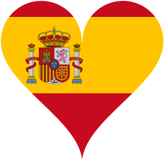 Spain Heart Jp Linguistics - Hernando De Soto Spain Flag (741x720), Png Download