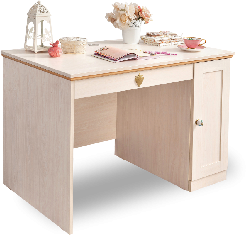 Flower Study Desk - Çilek Mobilya Çalışma Masası (1000x900), Png Download