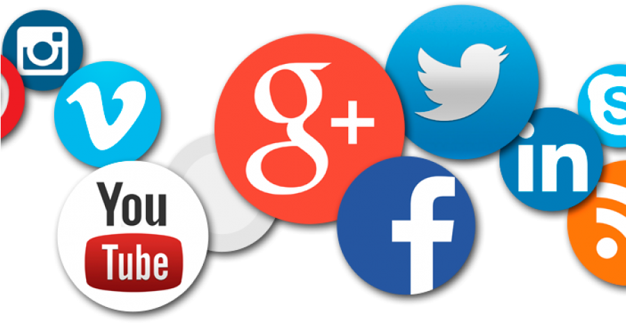 Facebook Instagram Twitter Google (900x500), Png Download
