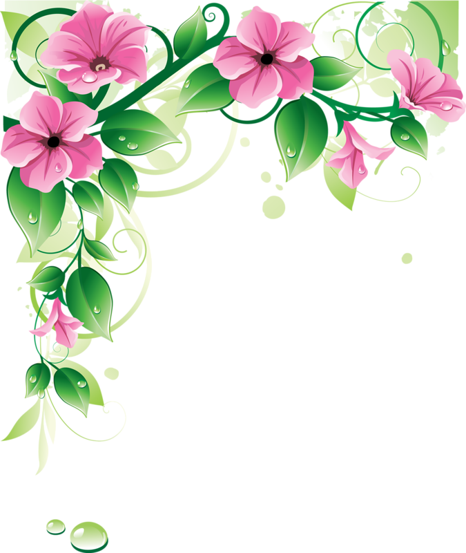 Фото, Автор Len6573 На Яндекс - Side Flower Design (675x800), Png Download