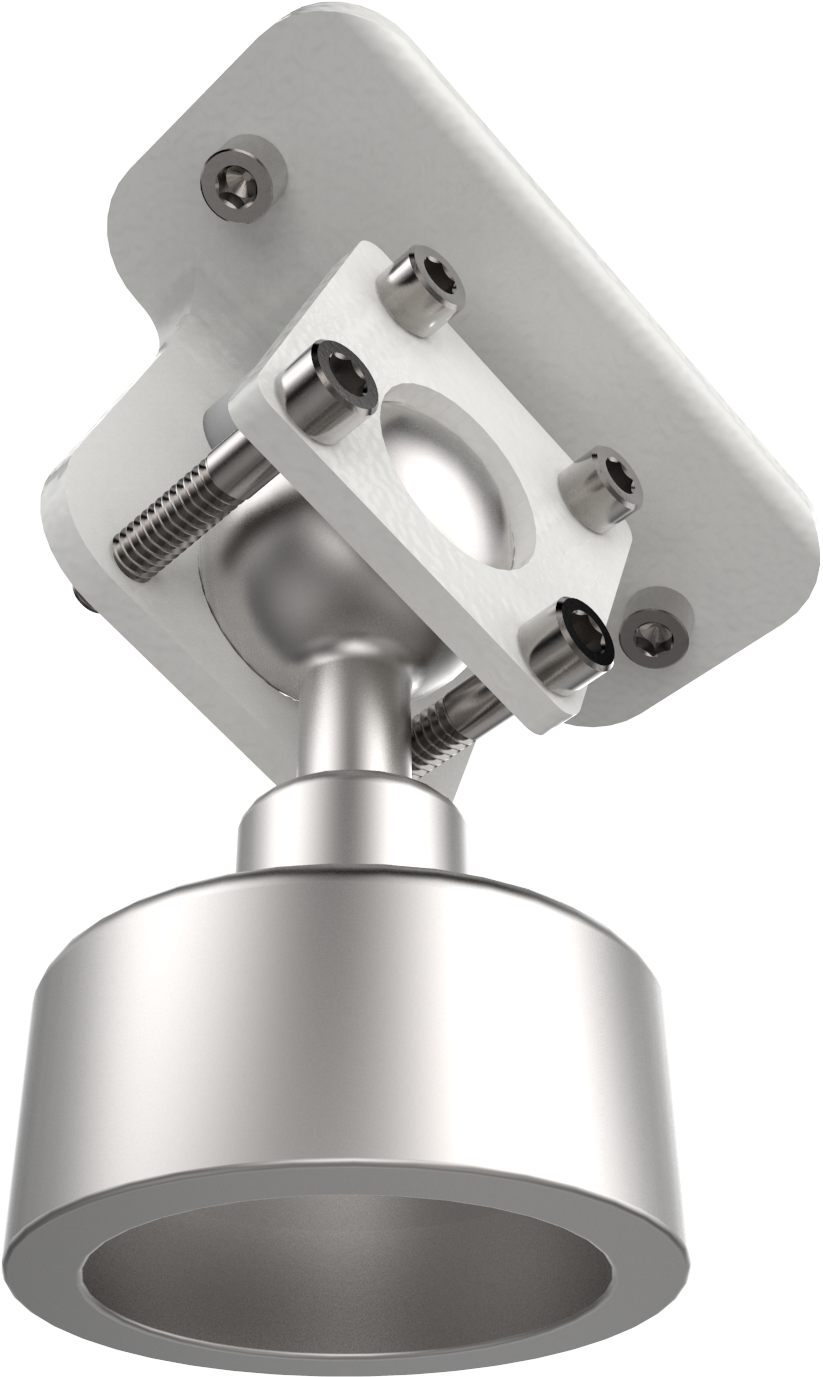 Cyclapse Ball Head Mount Pipe Cap, Nps1 - Ball Mount Solar Panel (840x1398), Png Download