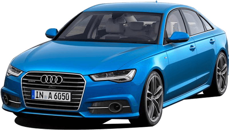 Audi A6 2014 Blue (800x600), Png Download