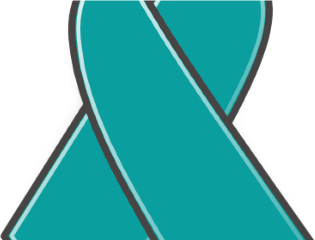Teal Clipart Teal Ribbon (640x480), Png Download