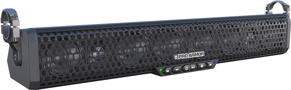 Pro Armor 8 Speaker Sound Bar - Barra De Sonido Para Utv (1431x805), Png Download