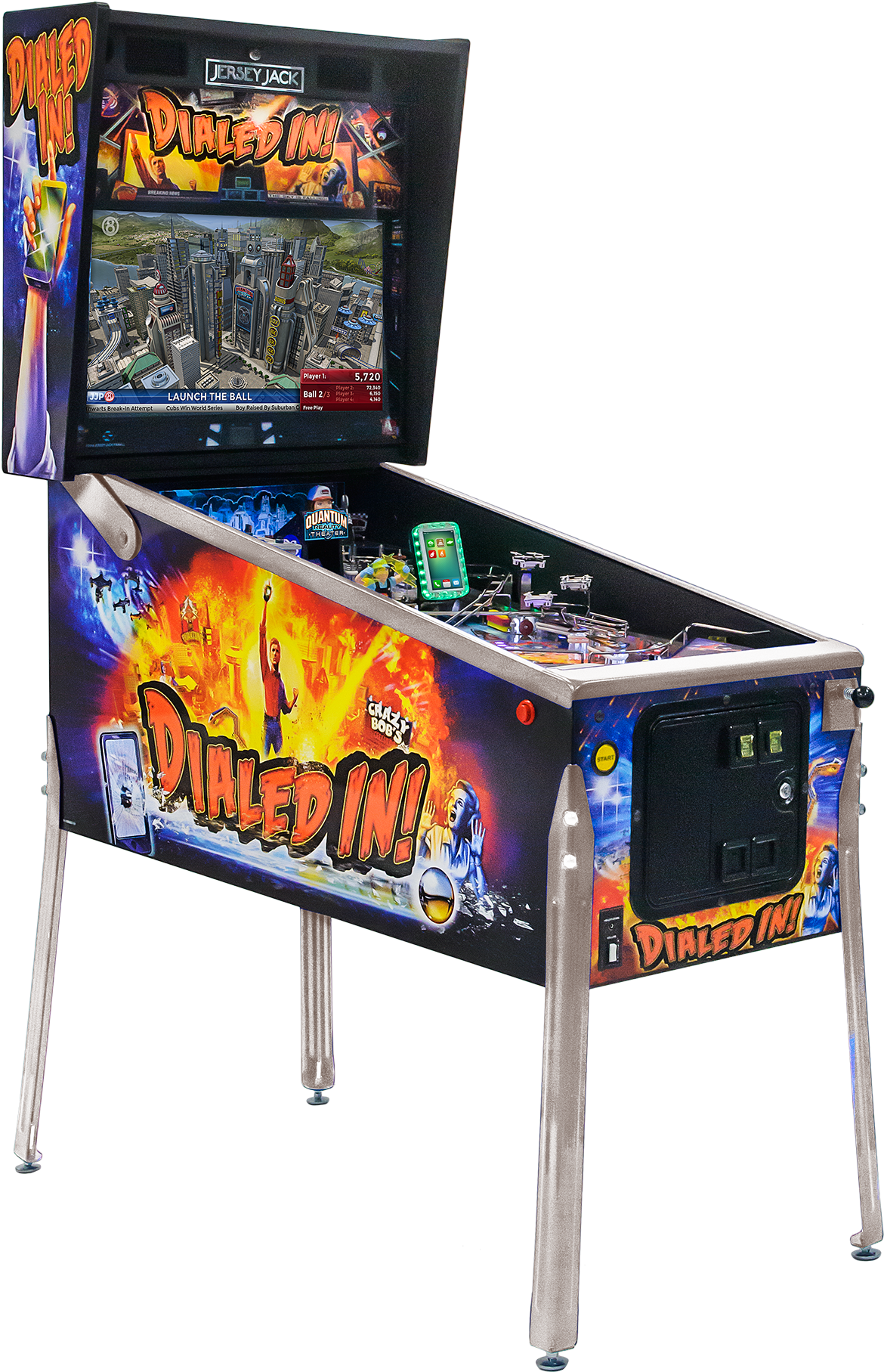 Dialed In Pinball (1296x1901), Png Download