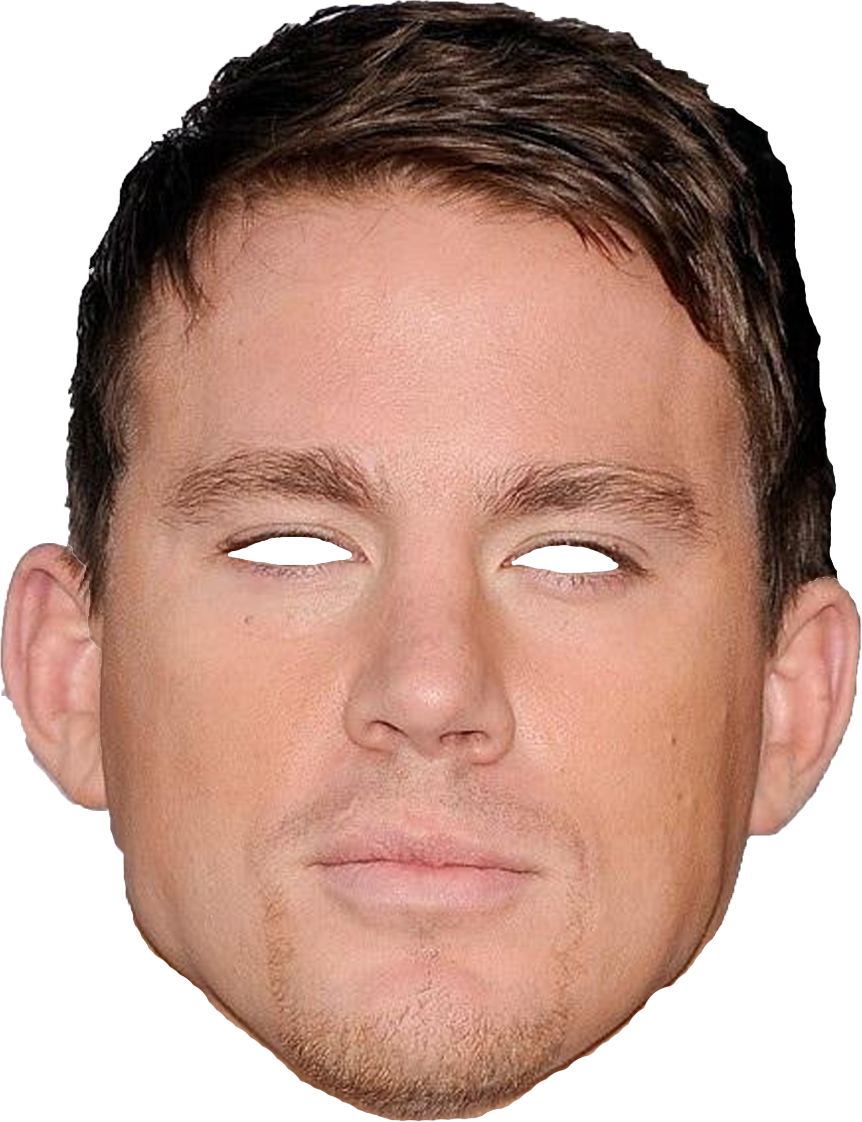 Nicolas Cage Face Mask Printable - Channing Tatum (1680x2187), Png Download