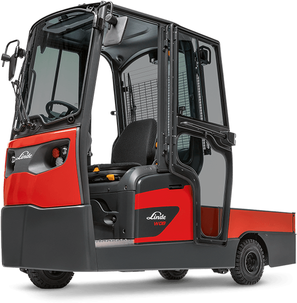 Forklift Hire Linde Series1191 W08 Electric Tow Tractor - Linde W08 (1233x689), Png Download