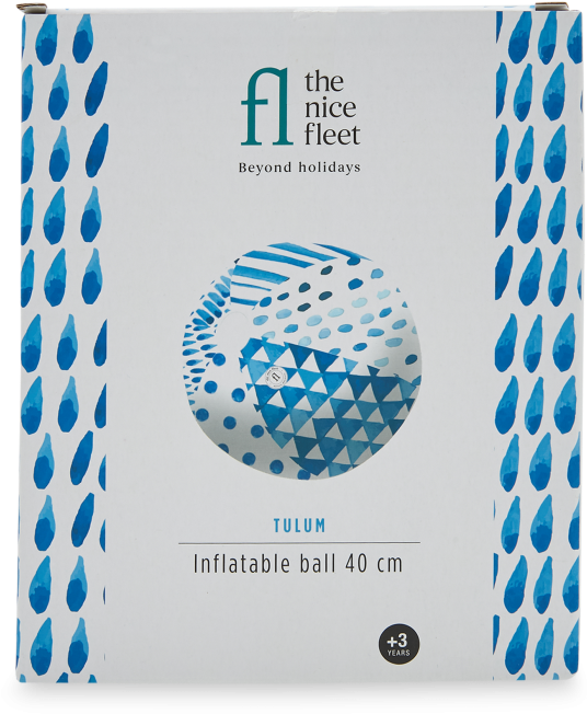 Blue Tulum Beach Ball - Circle (700x700), Png Download