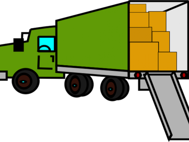 Move Clipart Uhaul Truck - Truck Clipart In Png (640x480), Png Download