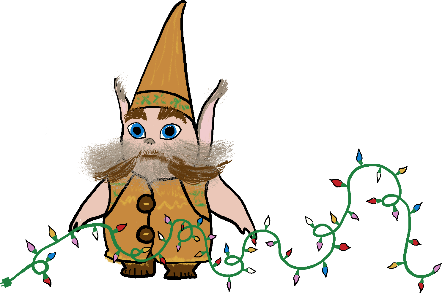 Bjorn The Elf From The Christmas Chronicles Movie Illustration - Elf Film Christmas Chronicles (1500x1500), Png Download