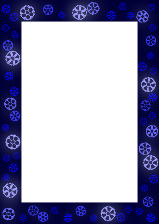 Picture Frames Blue Collage Red Color - Border Clipart Frame Green (534x750), Png Download