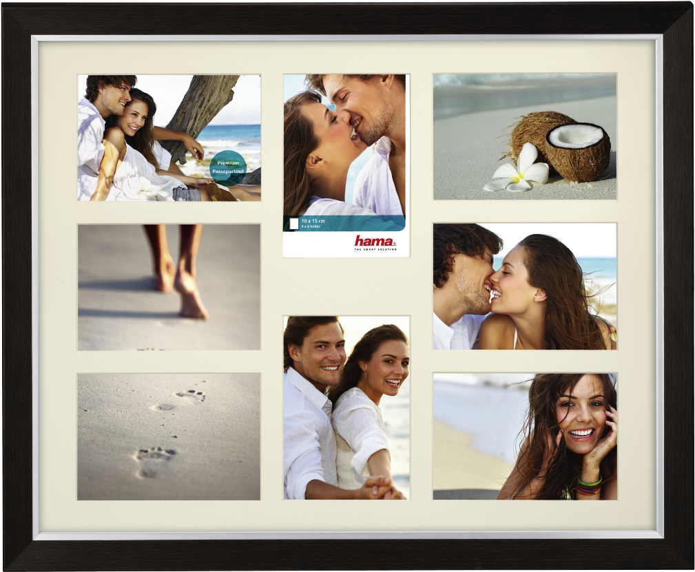 "porto" Plastic Frame Gallery, Nut, 40 X 50 Cm - Photograph (1100x1100), Png Download