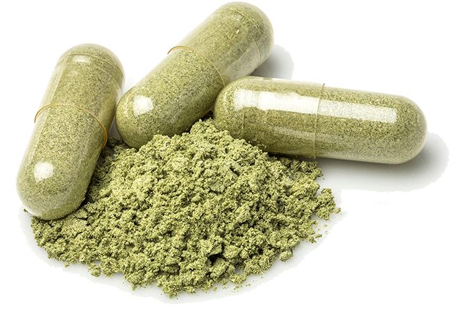 Test Color Of Pharmaceutical Loose Powder - Kratom Capsules (700x519), Png Download