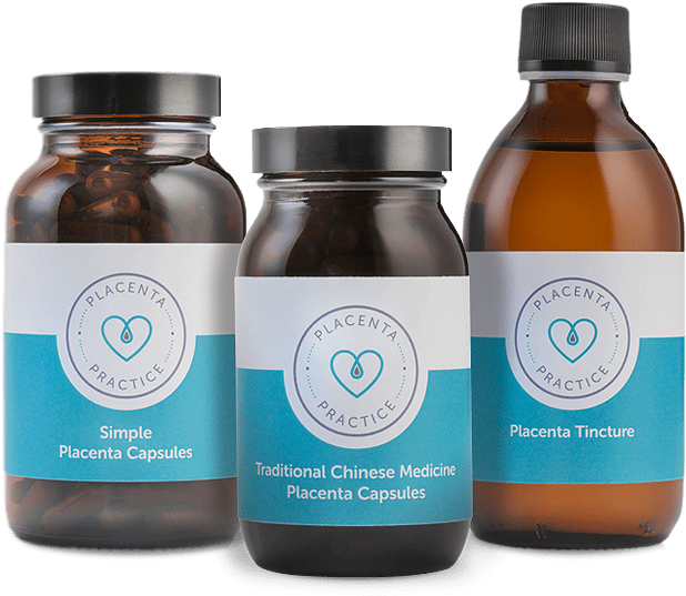 Bottle Of Simple Placenta Capsules, Traditional Chinese - Glass Bottle (698x550), Png Download